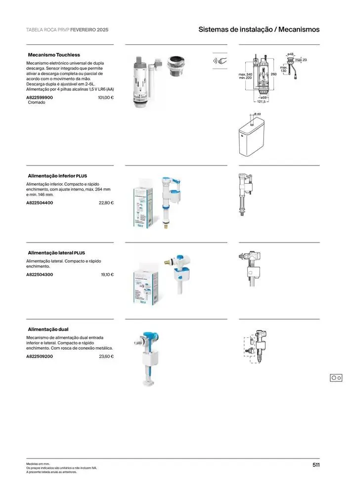 Folheto Soluções de Banho de 6 de janeiro até 31 de dezembro 2025 - Pagina 513