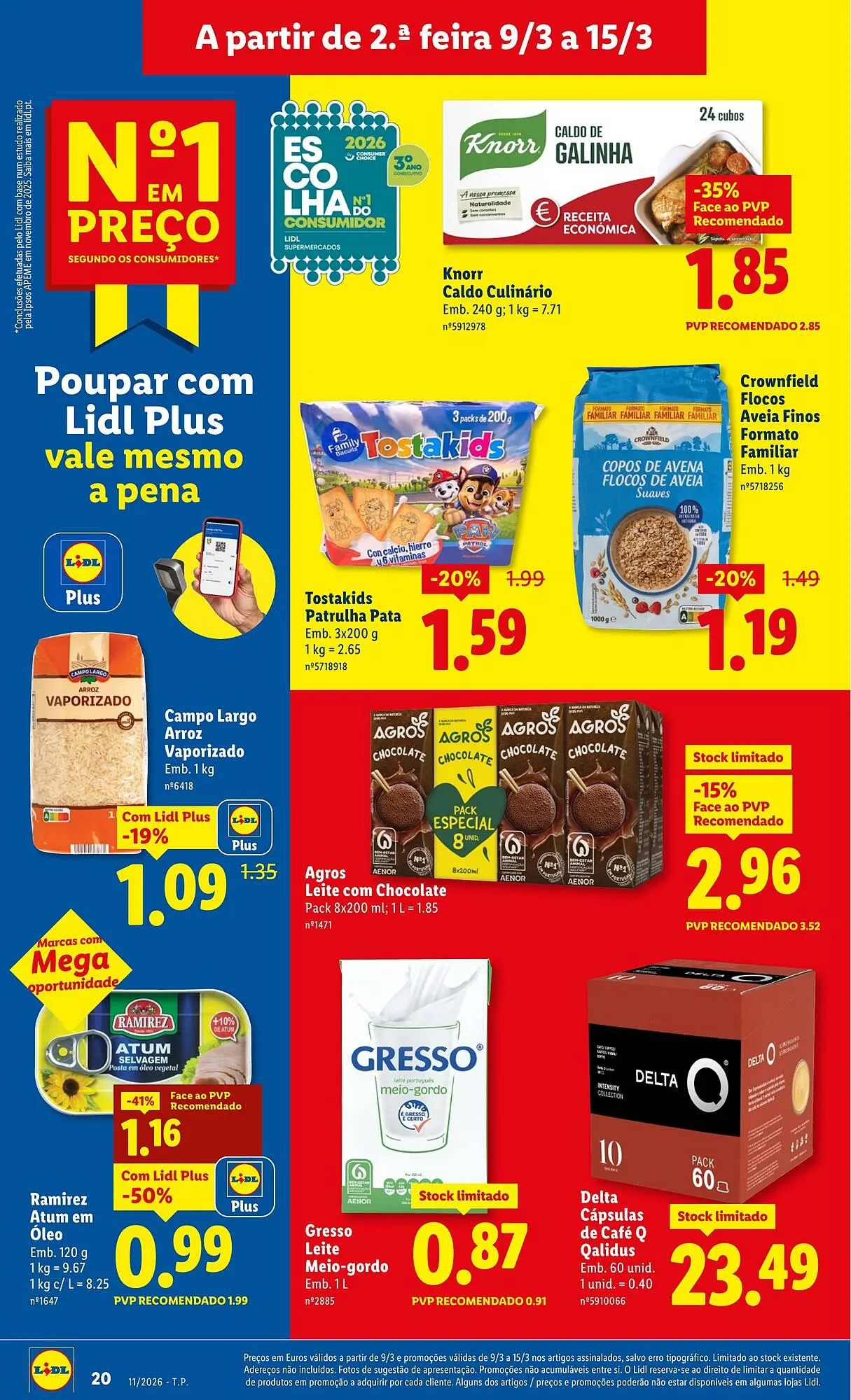 Folheto Folheto Lidl de 9 de março até 15 de março 2026 - Pagina 20