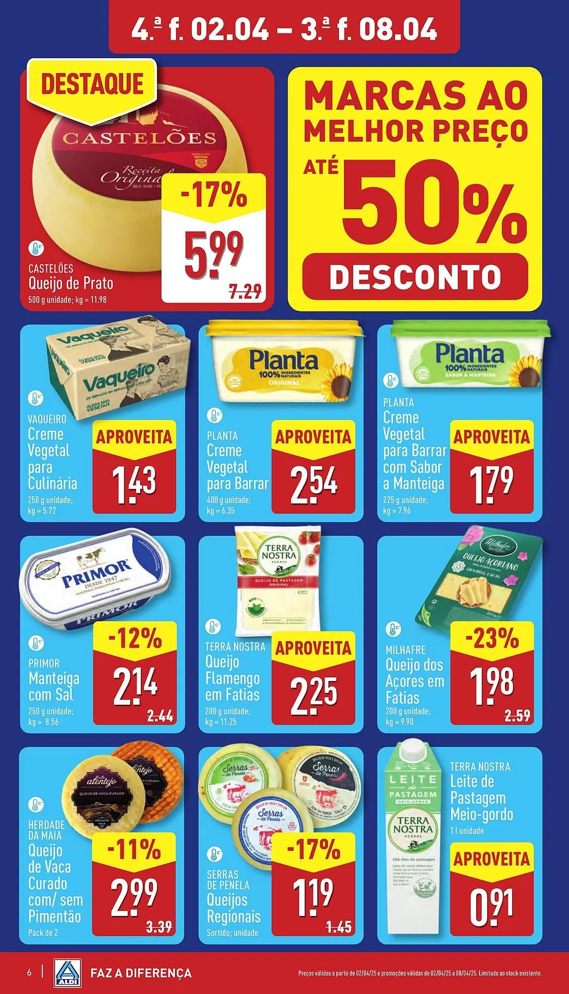 Folheto Folheto ALDI de 2 de abril até 8 de abril 2025 - Pagina 6