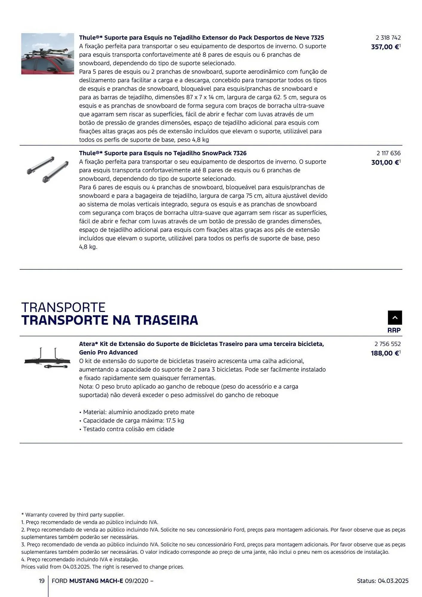 Folheto Folheto Ford de 18 de março até 31 de agosto 2025 - Pagina 19