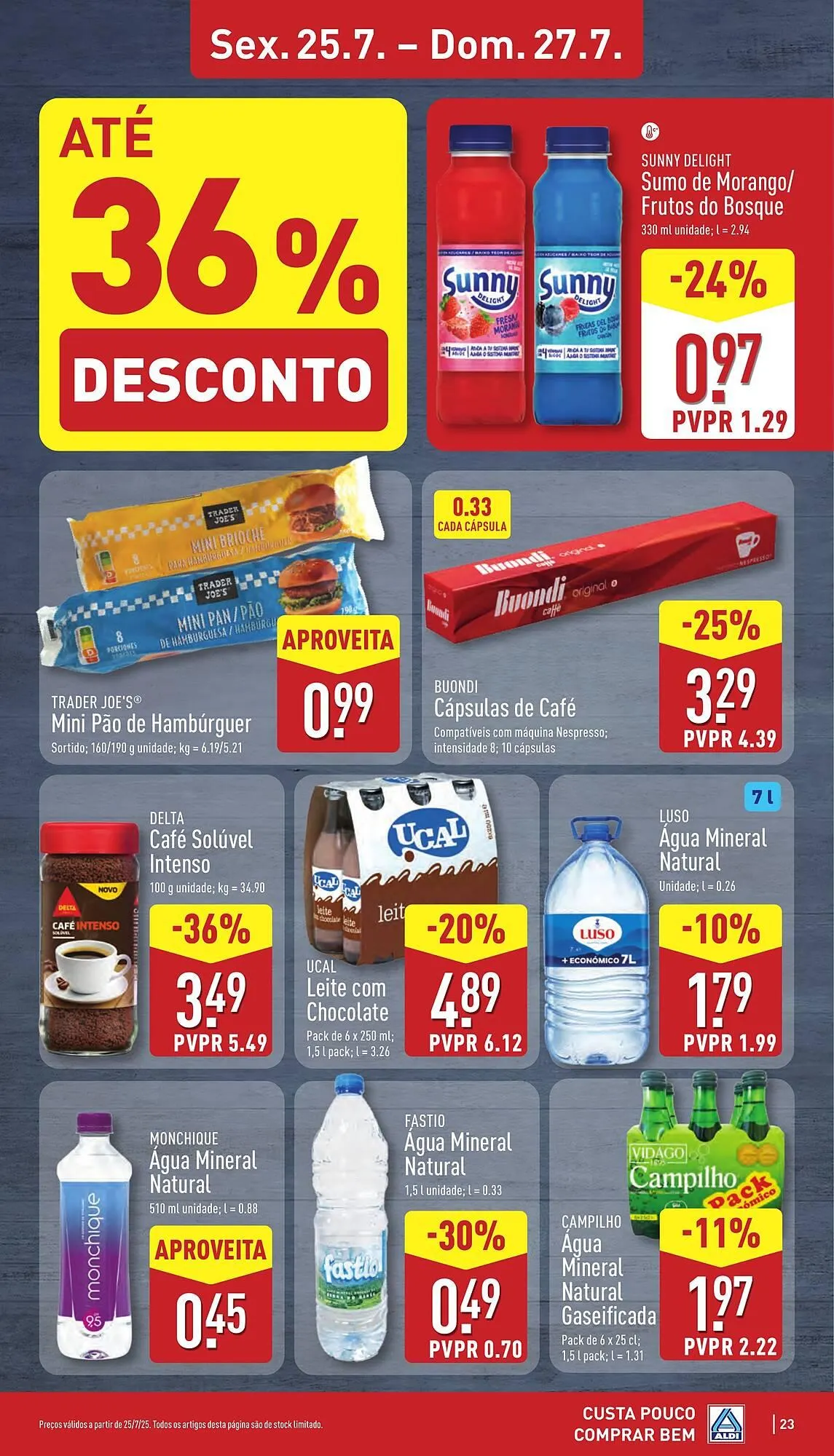 Folheto Folheto ALDI de 21 de julho até 27 de julho 2025 - Pagina 23