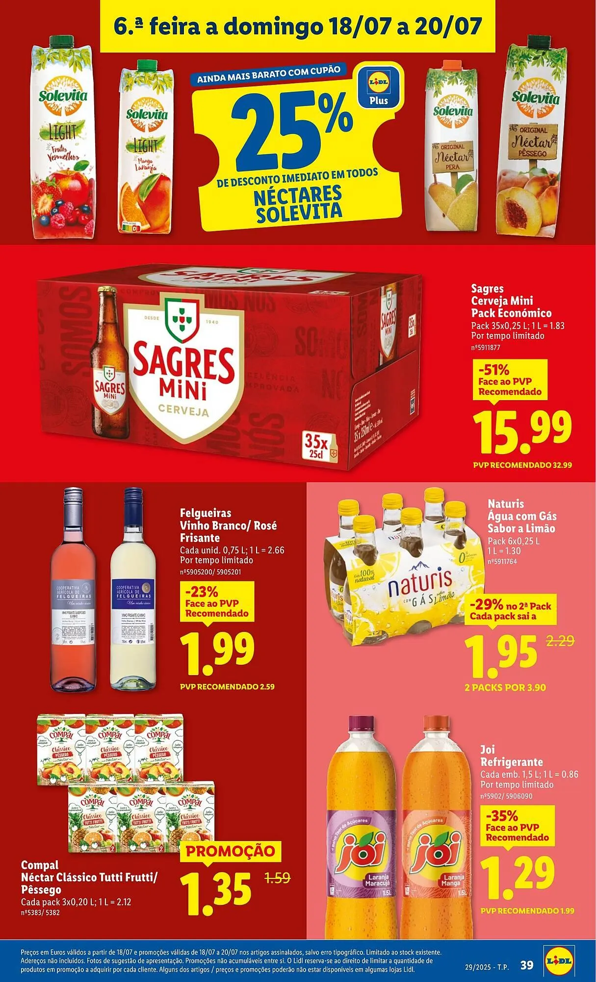 Folheto Folheto Lidl de 14 de julho até 20 de julho 2025 - Pagina 39