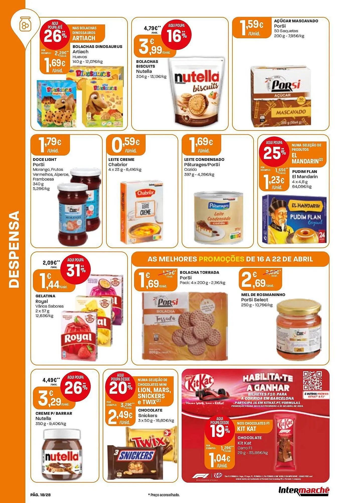 Folheto Folheto Intermarché de 16 de abril até 22 de abril 2026 - Pagina 18