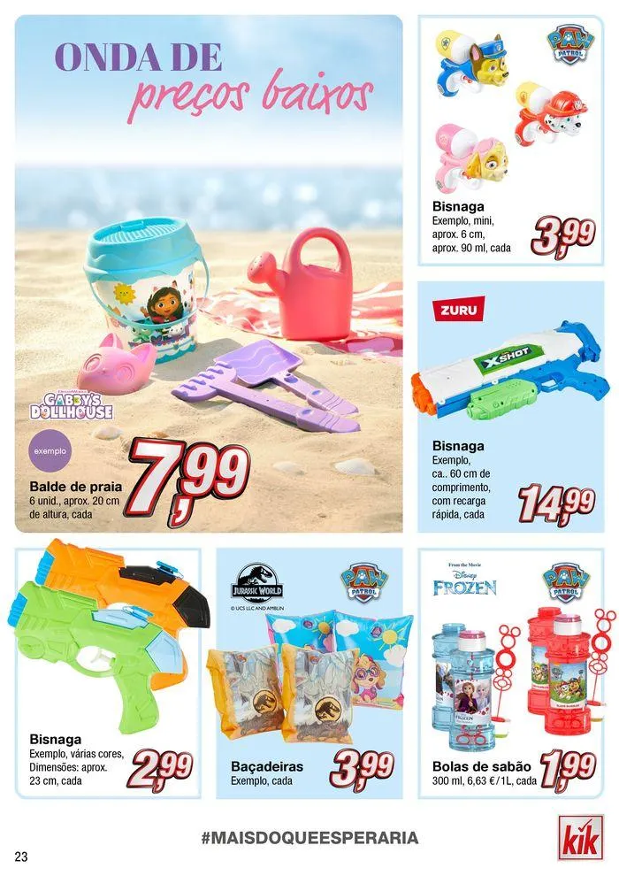 Folheto Mais poupança, mais verão! de 10 de junho até 16 de junho 2024 - Pagina 23