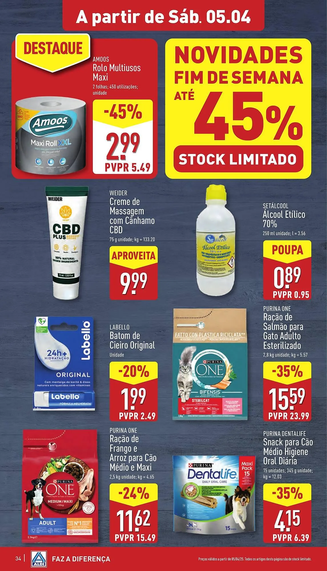 Folheto Folheto ALDI de 2 de abril até 8 de abril 2025 - Pagina 34