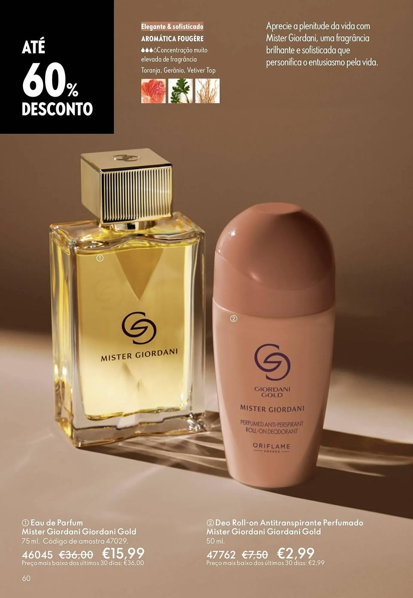 Folheto Catálogo Oriflame de 6 de maio até 26 de maio 2026 - Pagina 60
