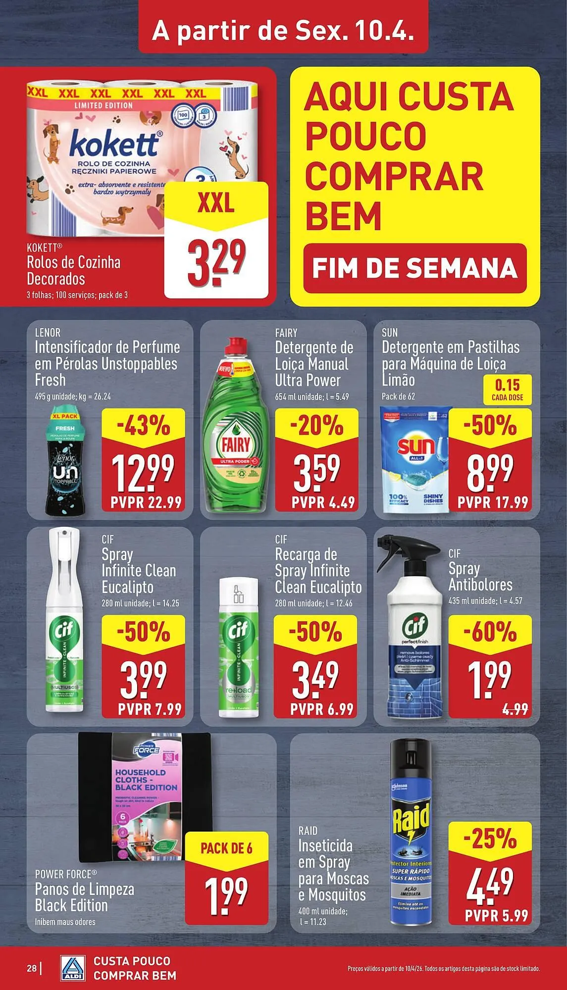 Folheto Folheto ALDI de 6 de abril até 12 de abril 2026 - Pagina 28