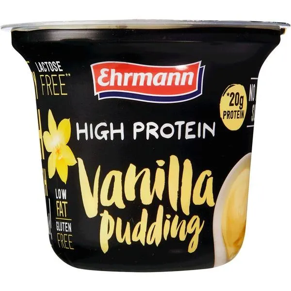 Pudim de Baunilha Rico em Proteína