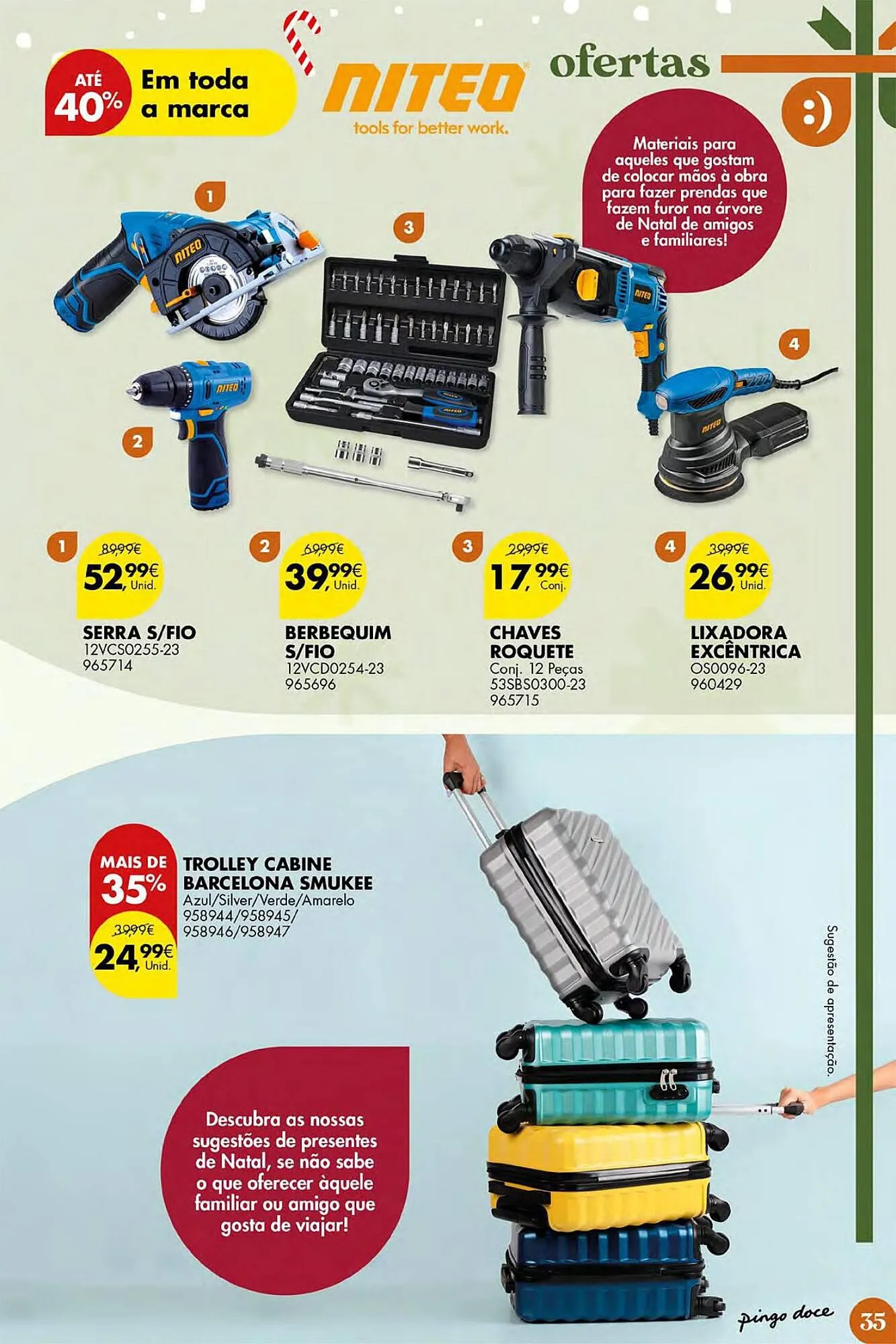 Folheto Folheto Pingo Doce de 14 de novembro até 31 de dezembro 2023 - Pagina 35