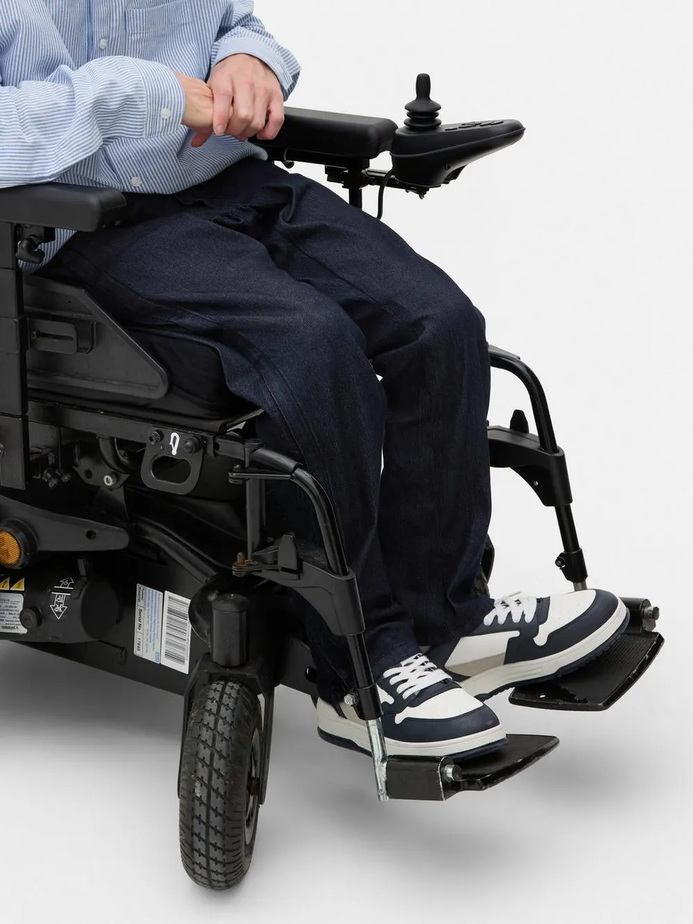 Adaptive Jeans with Elasticated Waistline