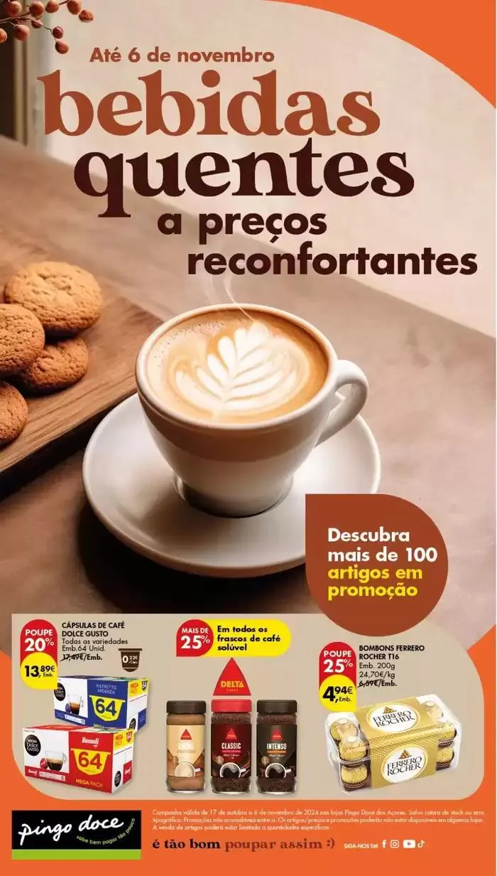 Folheto As nossas melhores ofertas para si de 17 de outubro até 6 de novembro 2024 - Pagina 1