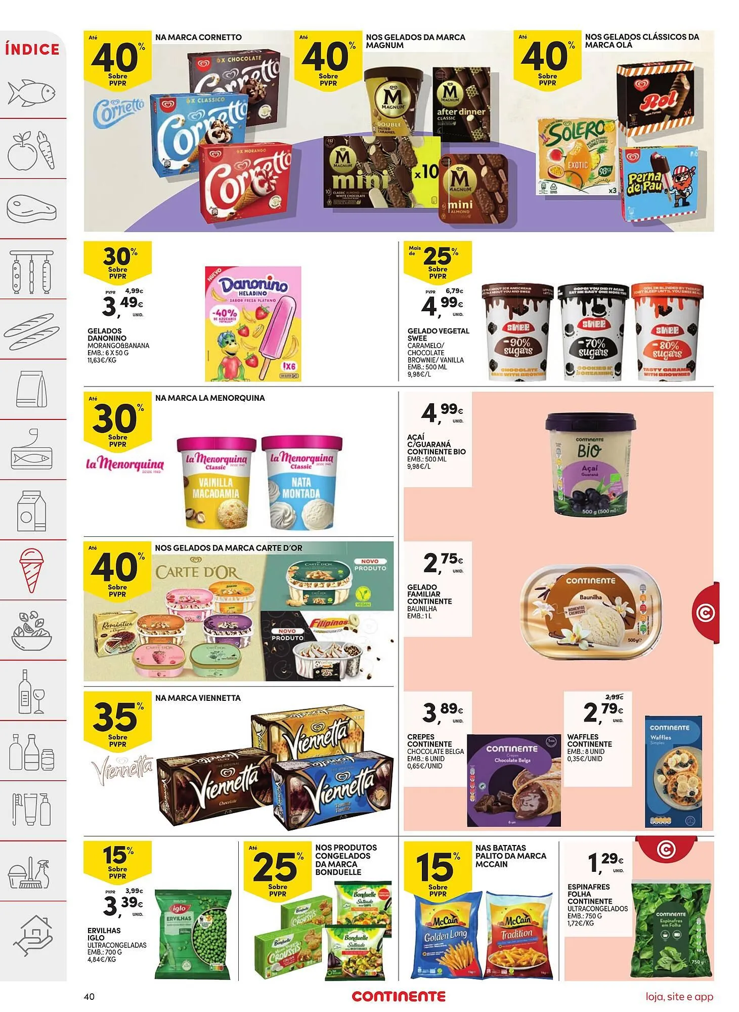 Folheto Folheto Continente de 15 de abril até 21 de abril 2025 - Pagina 40