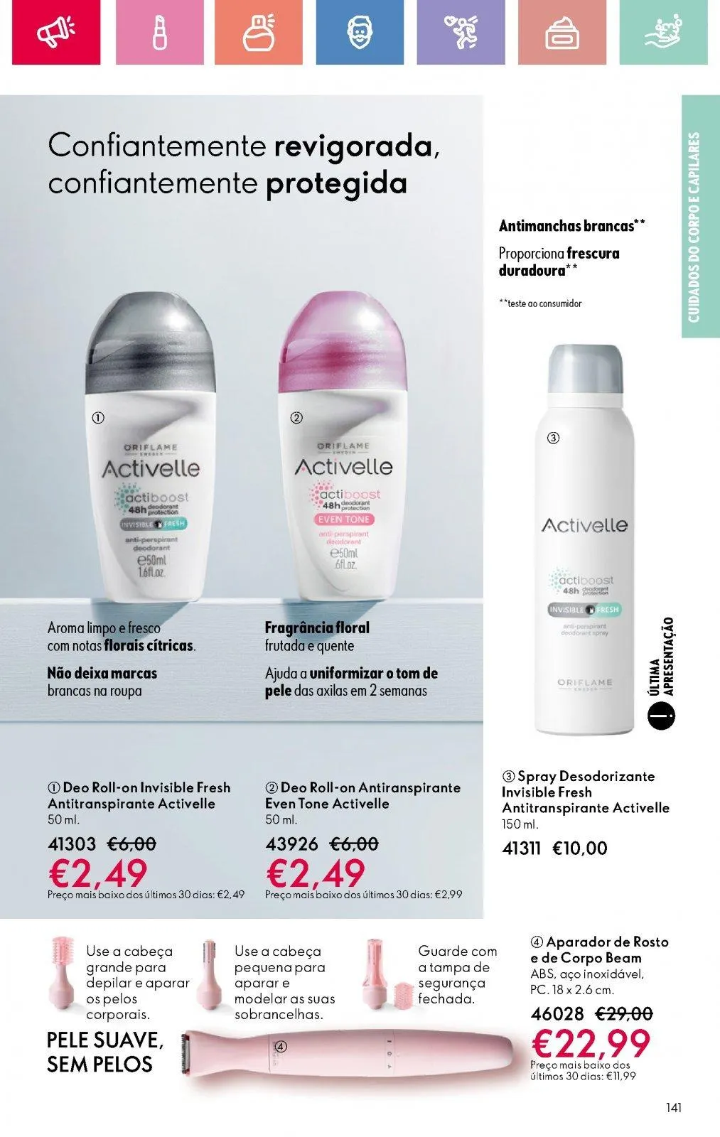 Folheto Folheto de Oriflame até 05.07.2025 de 18 de junho até 5 de julho 2025 - Pagina 141