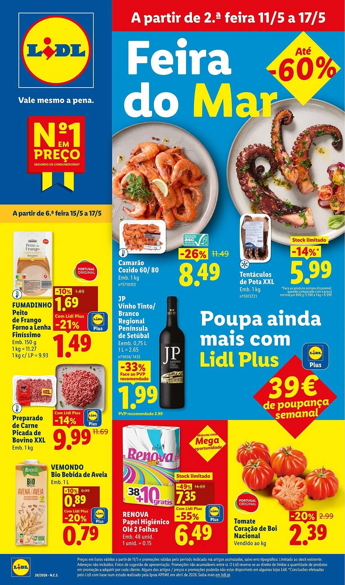 Folheto Folheto Lidl de 11 de maio até 17 de maio 2026 - Pagina 1