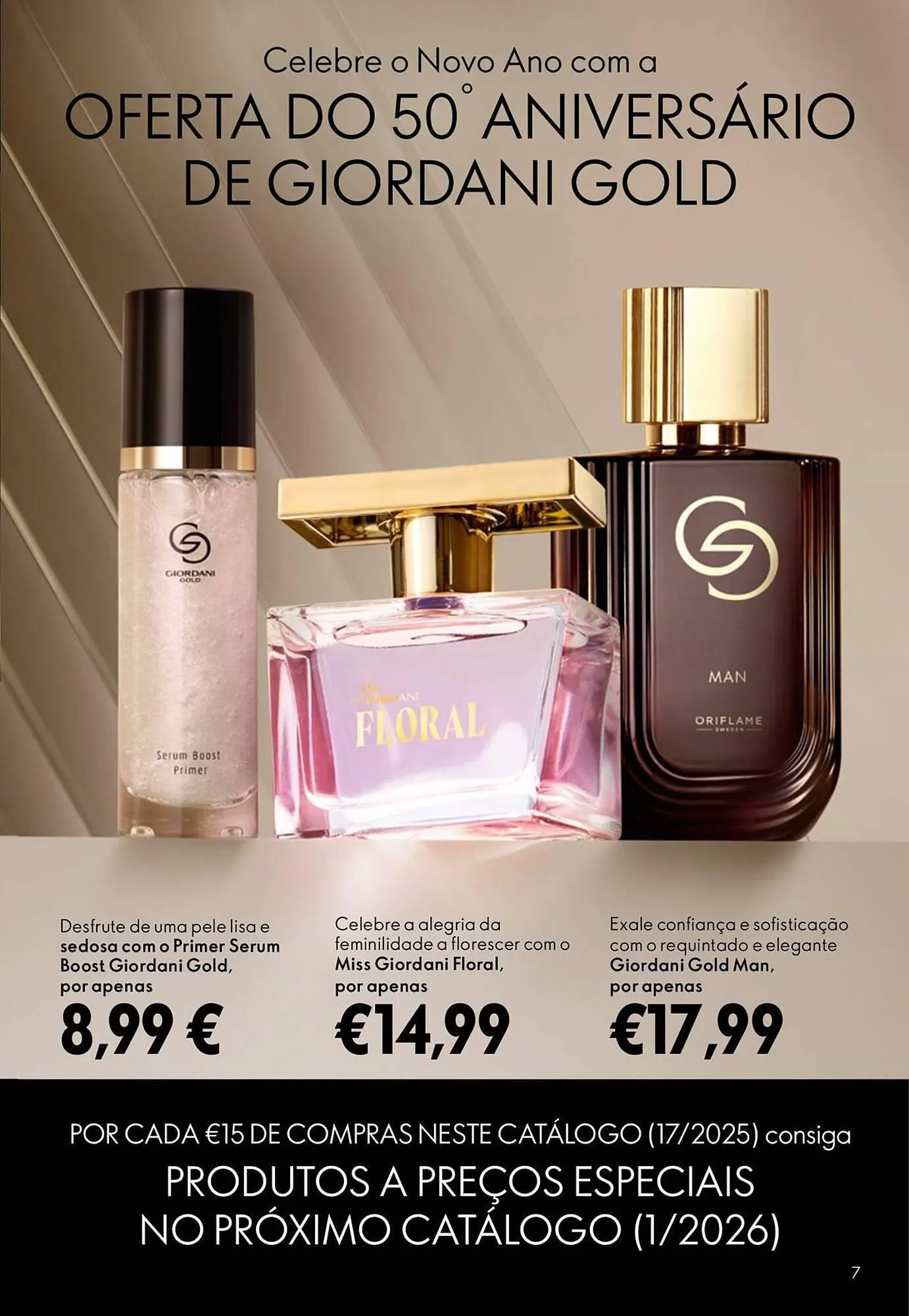 Folheto Catálogo Oriflame de 3 de dezembro até 22 de dezembro 2025 - Pagina 7