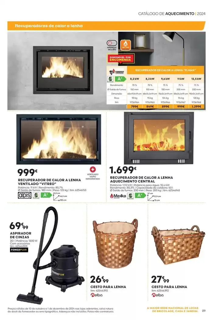 Folheto F#14 Catálogo de Aquecimento 24p Nacional de 10 de outubro até 1 de dezembro 2024 - Pagina 9