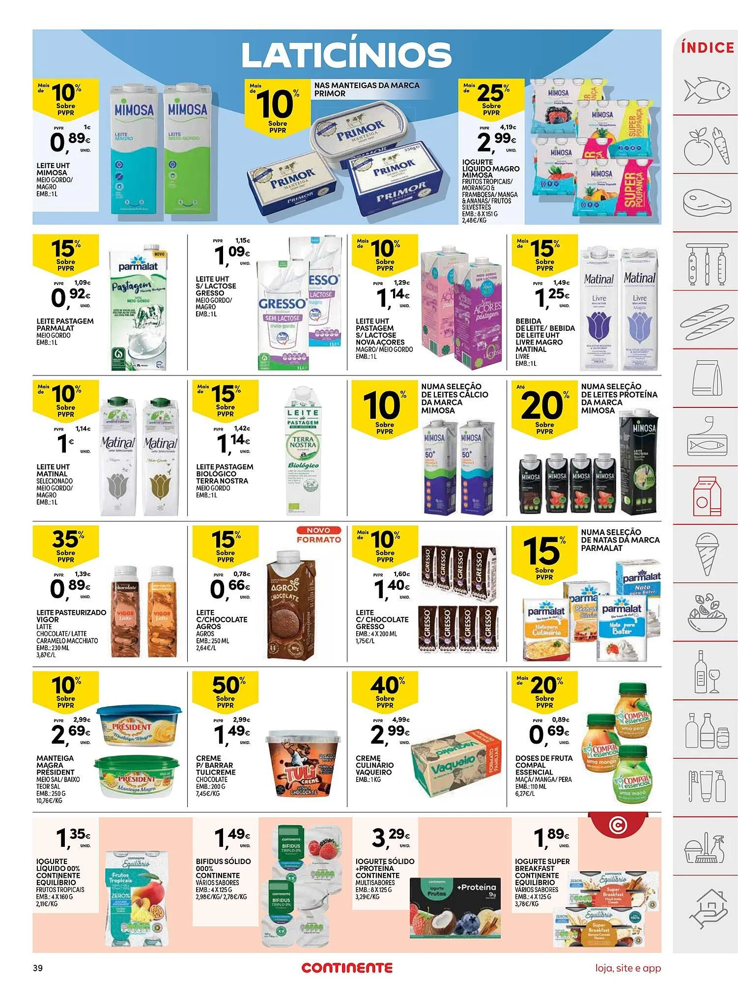 Folheto Folheto Continente de 30 de setembro até 6 de outubro 2025 - Pagina 39