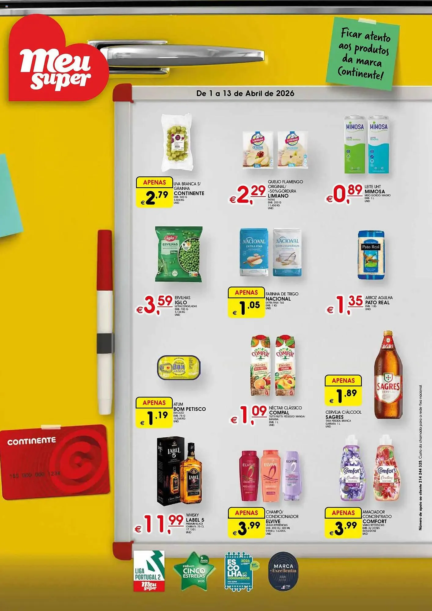 Folheto Folheto Meu Super de 1 de abril até 13 de abril 2026 - Pagina 1