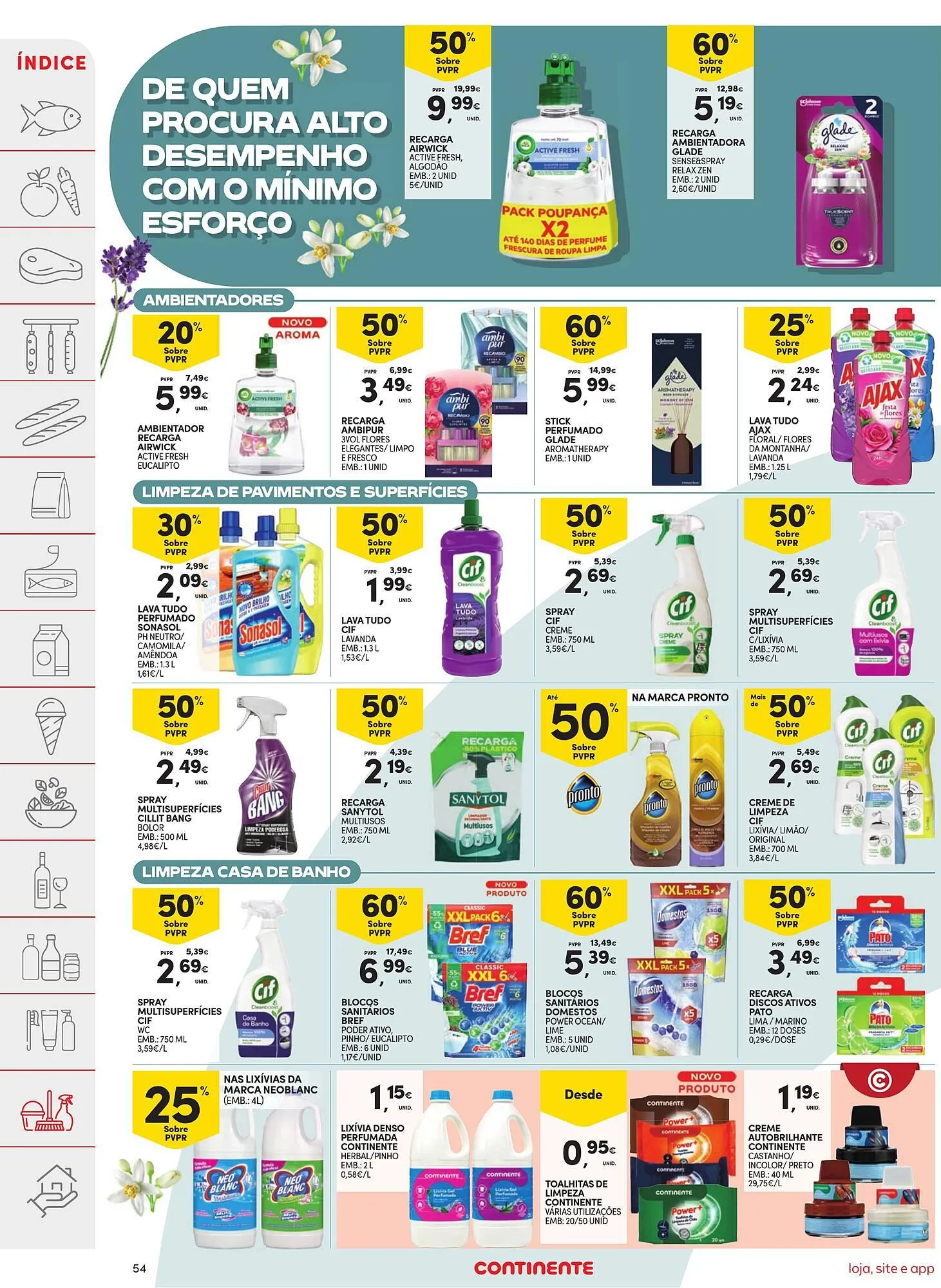 Folheto Folheto Continente de 18 de março até 24 de março 2025 - Pagina 54