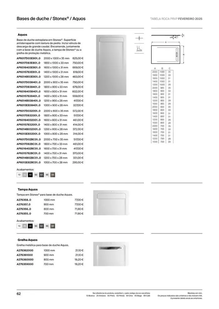 Folheto Soluções de Banho  de 6 de janeiro até 31 de dezembro 2025 - Pagina 64