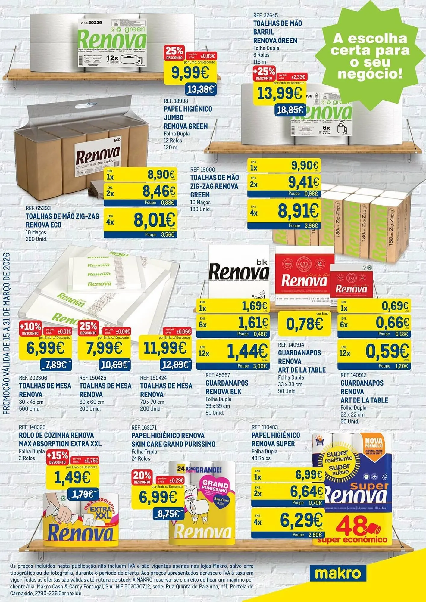 Folheto Catálogo Makro de 25 de março até 31 de março 2026 - Pagina 1