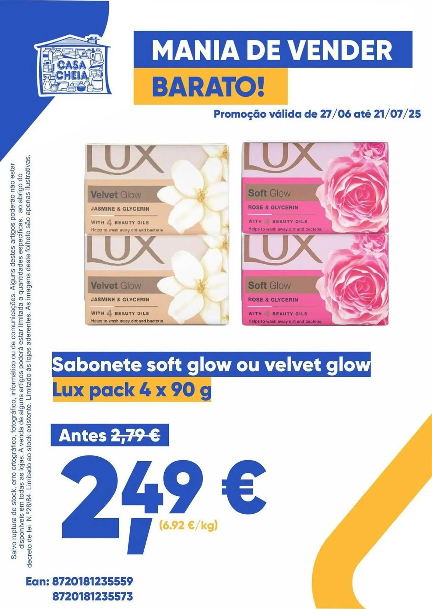 Folheto Folheto Casa Cheia de 27 de junho até 21 de julho 2025 - Pagina 1