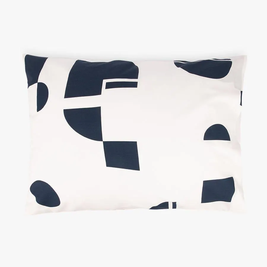 Fronha geométrica percal 50x65cm BREDA