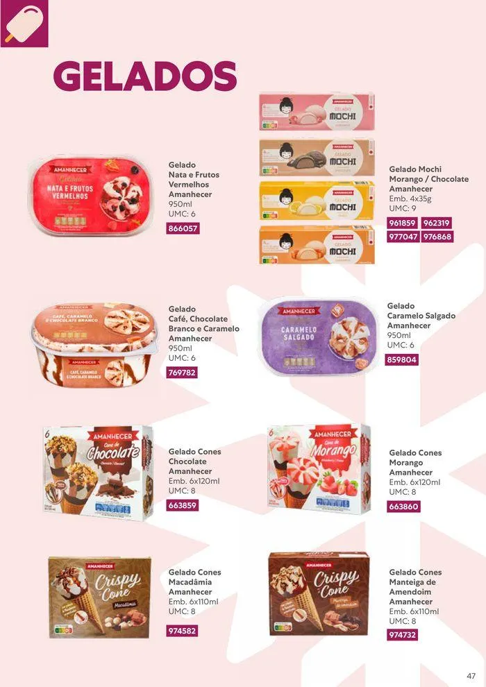 Folheto Recheio Congelados de 20 de agosto até 31 de dezembro 2024 - Pagina 47