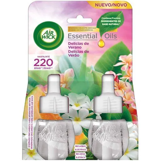 AIR WICK Recarga Ambientador Elétrico Delicias de Verão 2 un
