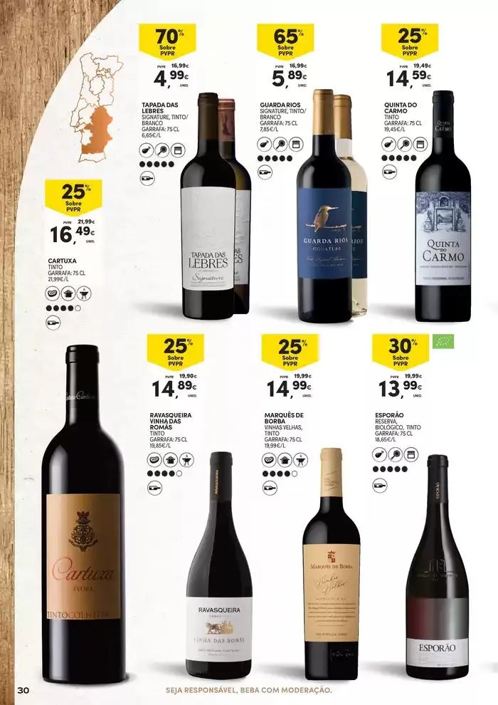 Folheto Queijos, Enchidos e Vinhos de 21 de janeiro até 9 de fevereiro 2025 - Pagina 30