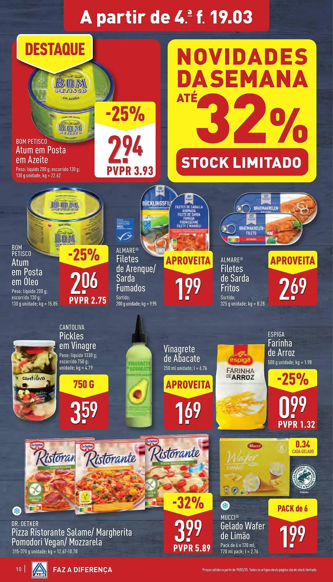 Folheto Folheto ALDI de 19 de março até 25 de março 2025 - Pagina 10