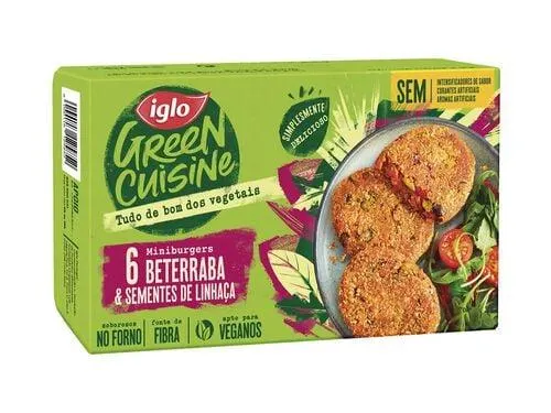 mini hamburgers green cuisine beterraba 6un 270g