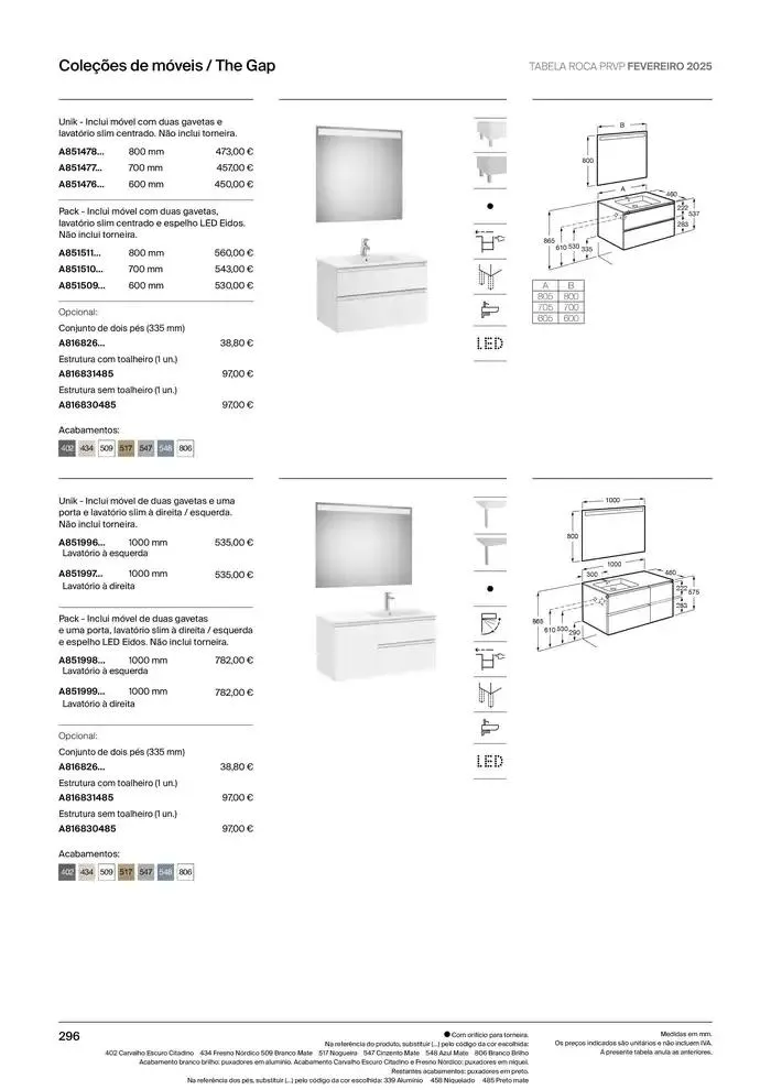 Folheto Soluções de Banho  de 6 de janeiro até 31 de dezembro 2025 - Pagina 298