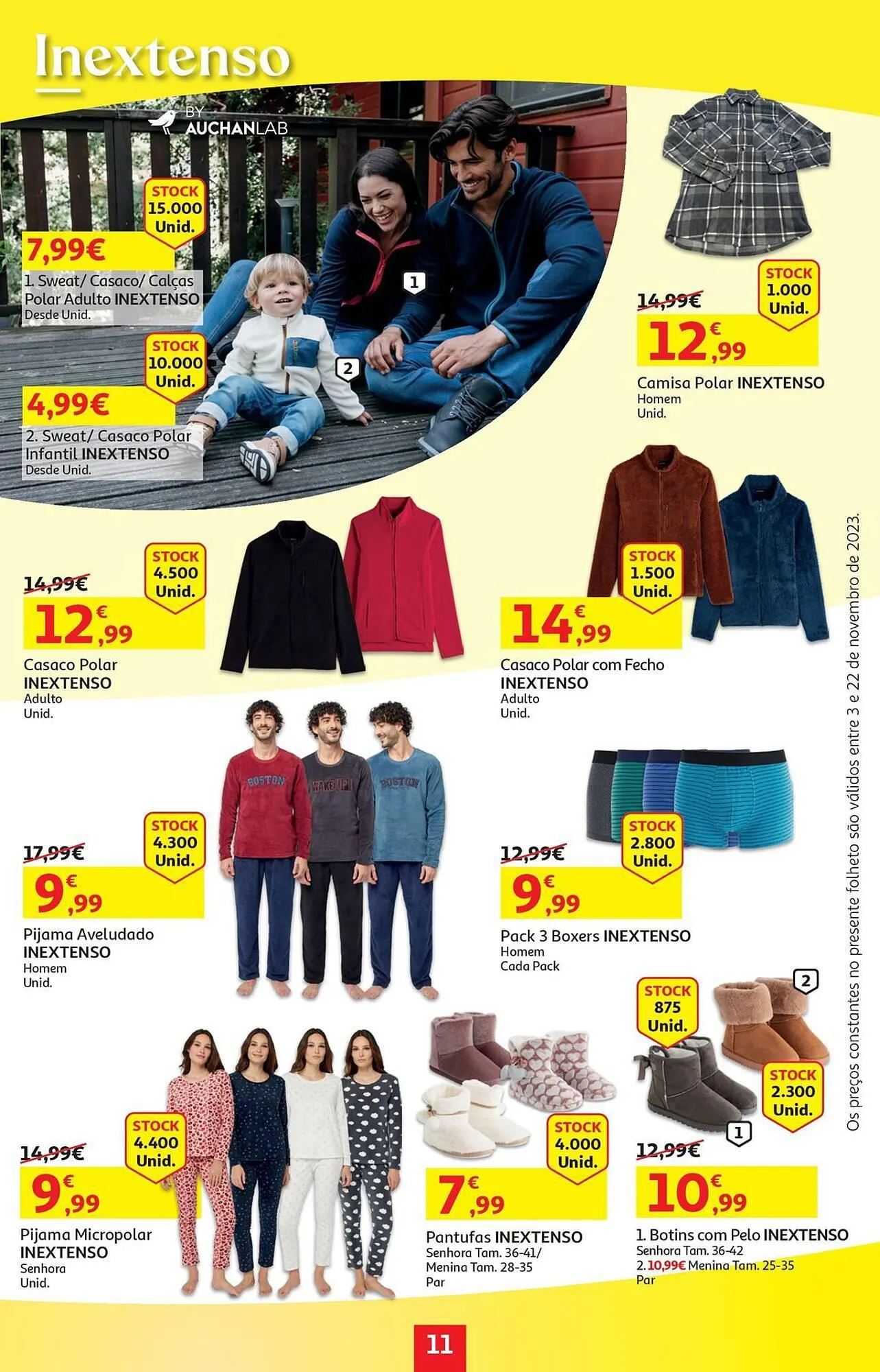 Folheto Folheto Auchan de 3 de novembro até 22 de novembro 2023 - Pagina 11