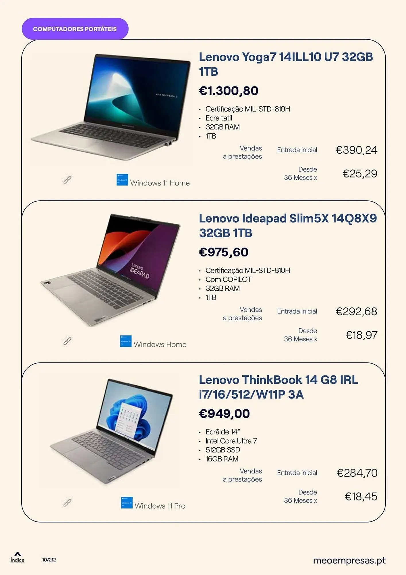 Folheto Catálogo MEO de 20 de outubro até 31 de dezembro 2025 - Pagina 10