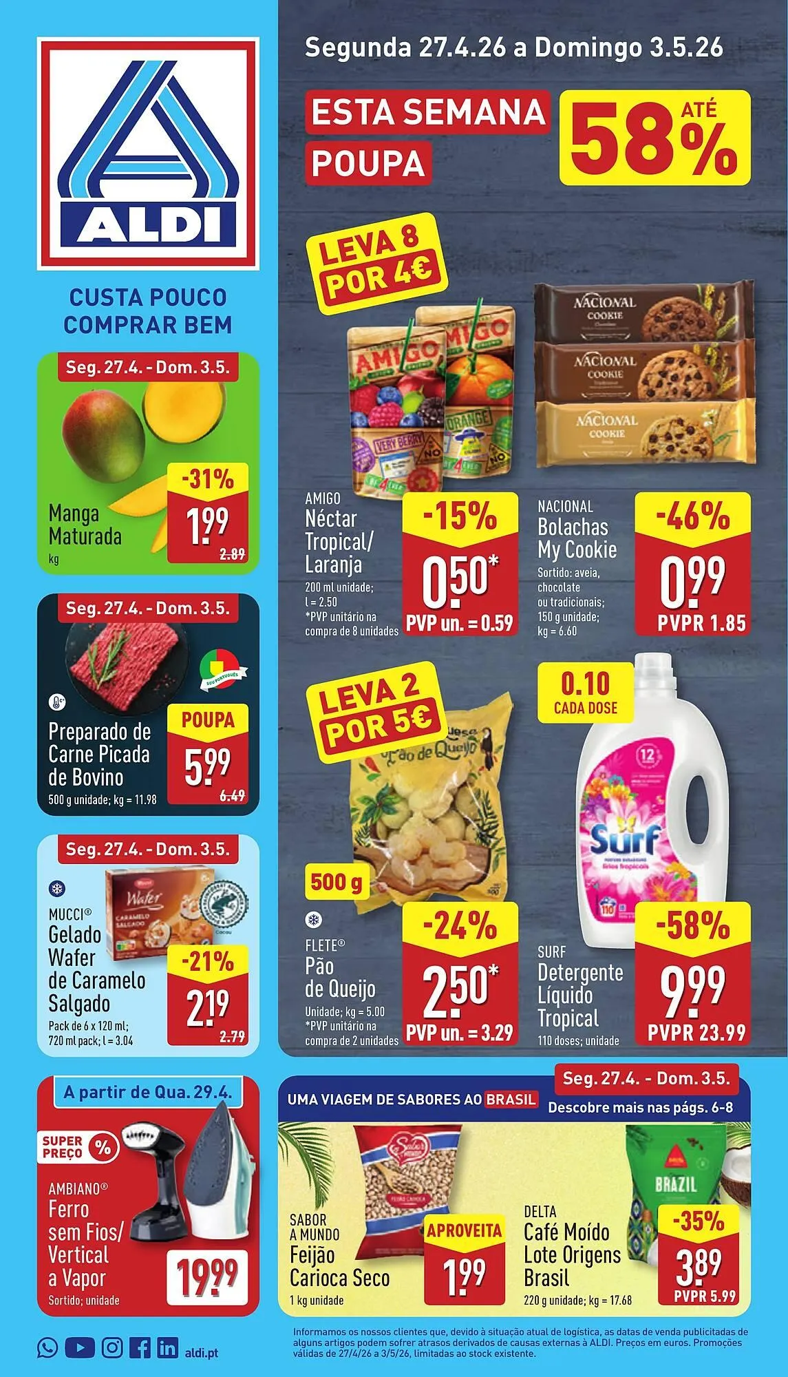 Folheto Folheto ALDI de 27 de abril até 3 de maio 2026 - Pagina 1