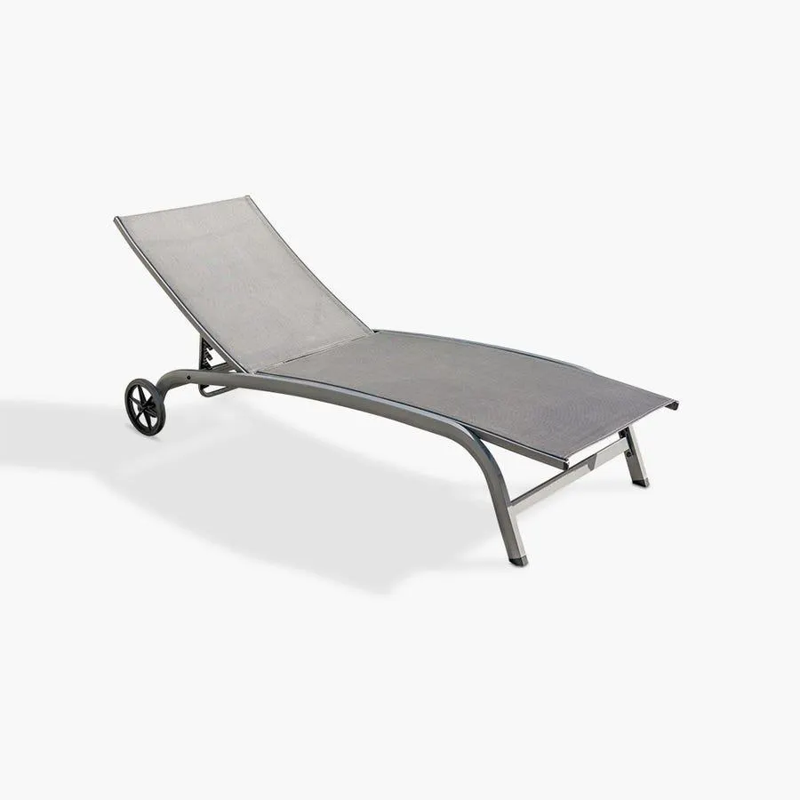 Espreguiçadeira cinza BASTIA
