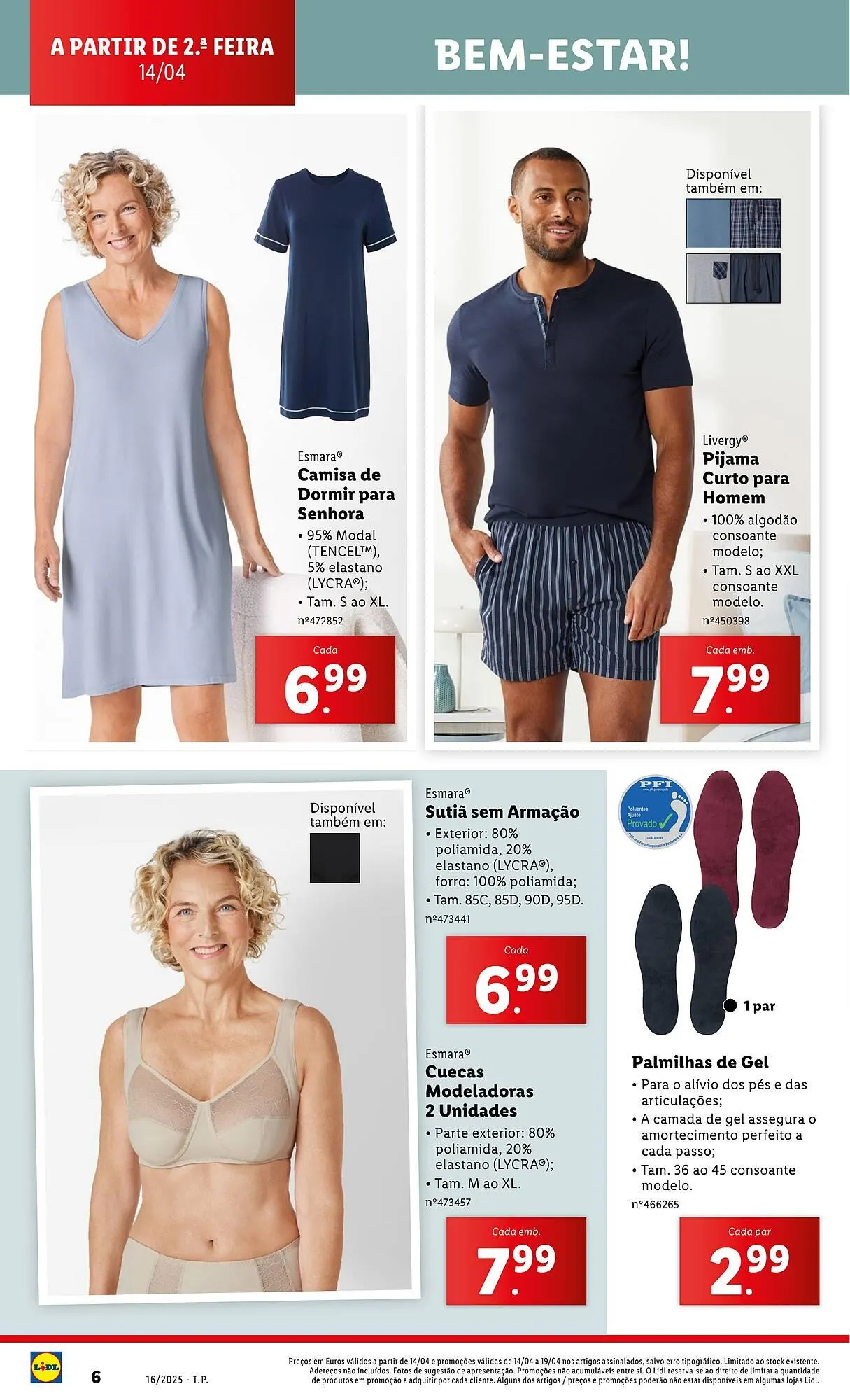 Folheto Folheto Lidl de 14 de abril até 19 de abril 2025 - Pagina 6