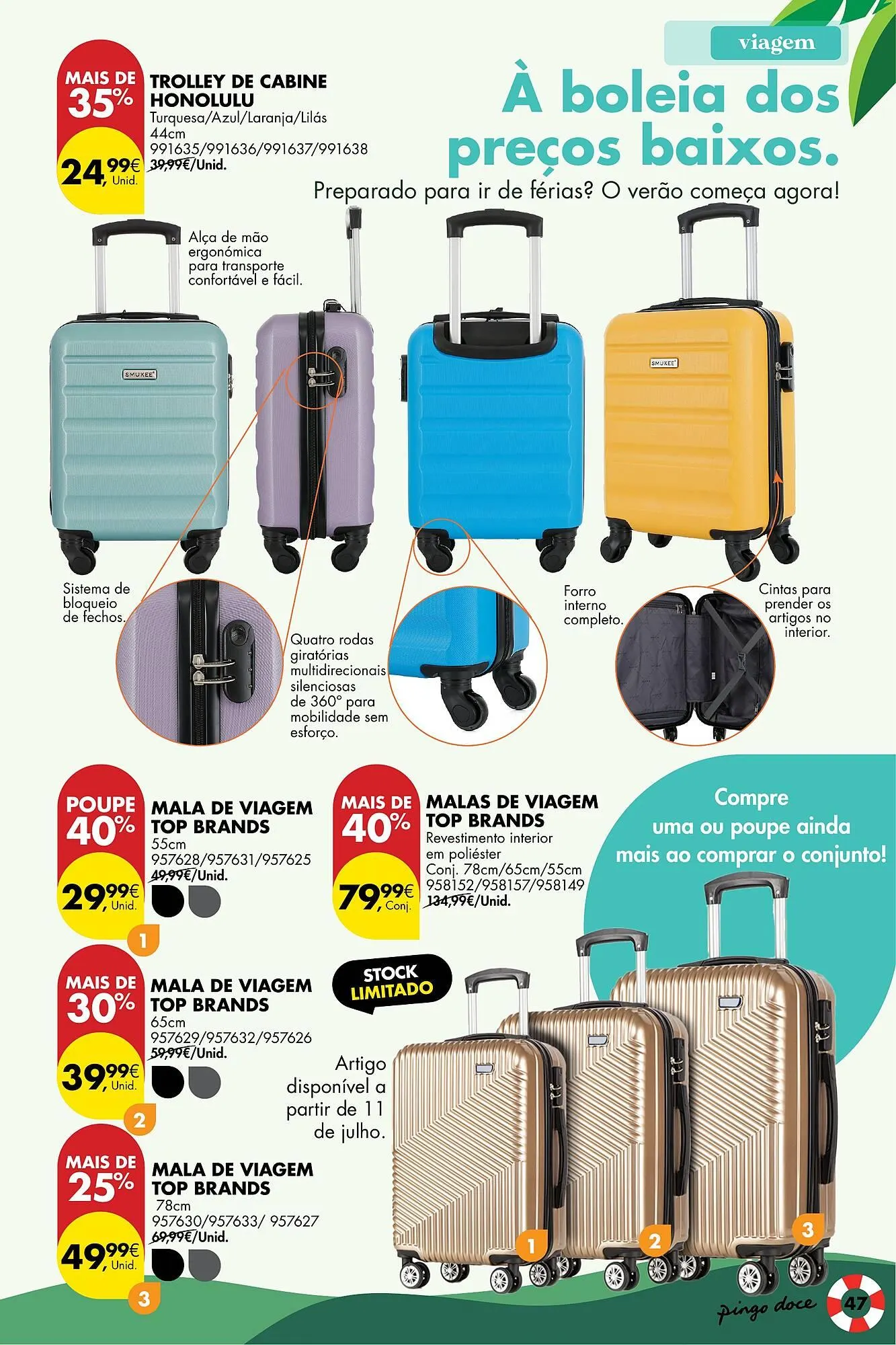 Folheto Folheto Pingo Doce de 1 de julho até 21 de julho 2025 - Pagina 47