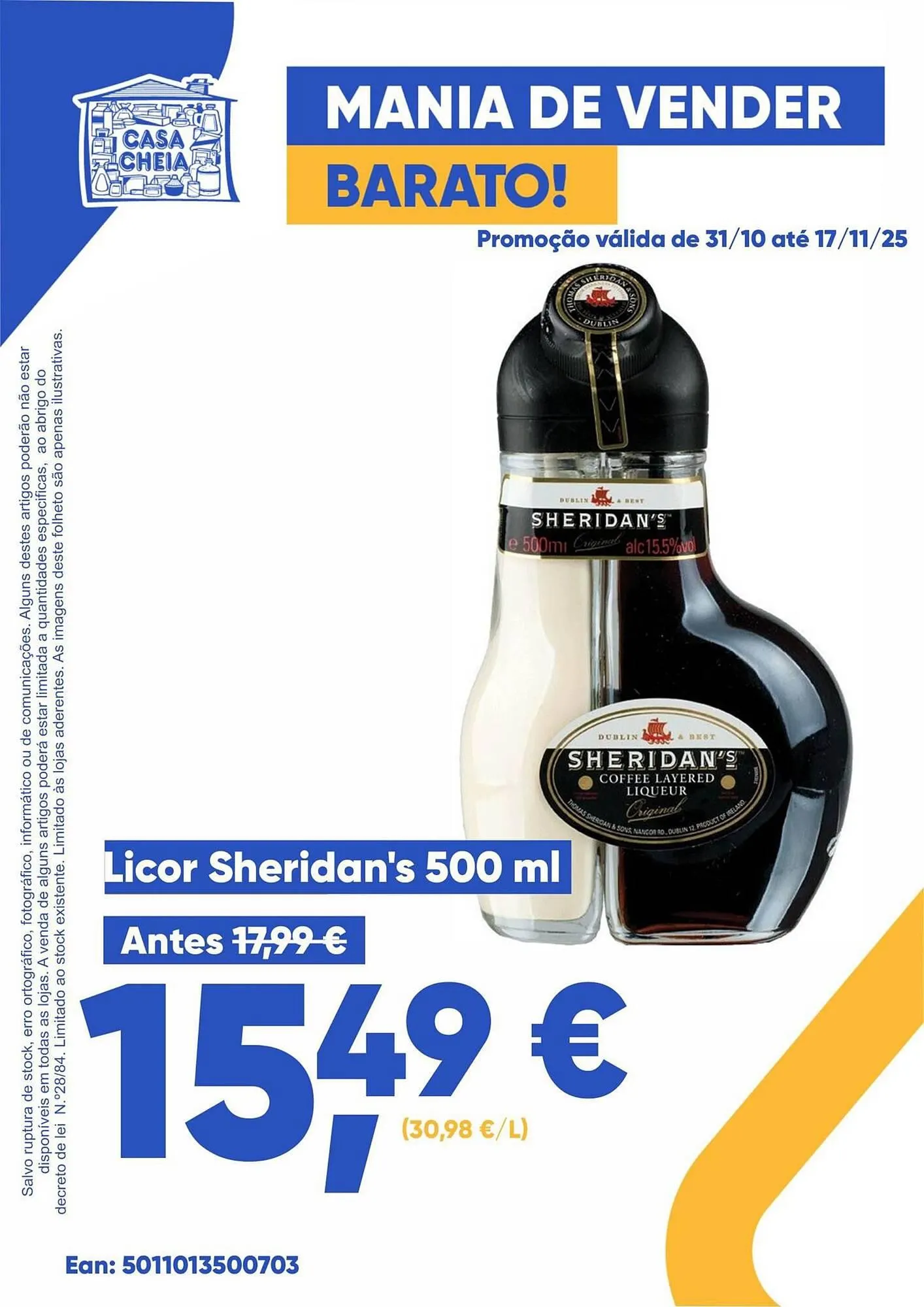 Folheto Folheto Casa Cheia de 31 de outubro até 24 de novembro 2025 - Pagina 1