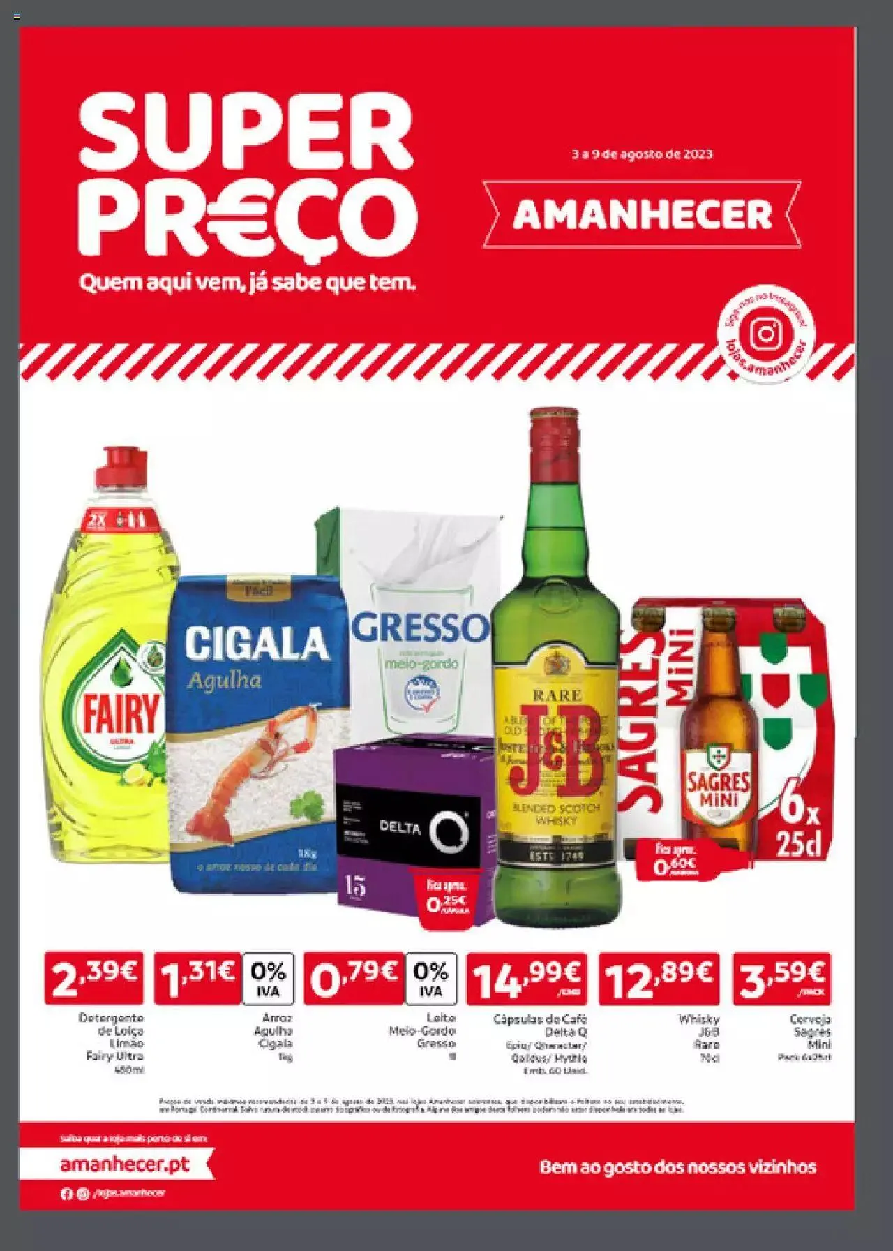 Folheto Amanhecer folheto de 3 de agosto até 9 de setembro 2023 - Pagina 1