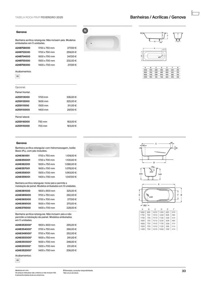 Folheto Soluções de Banho  de 6 de janeiro até 31 de dezembro 2025 - Pagina 35