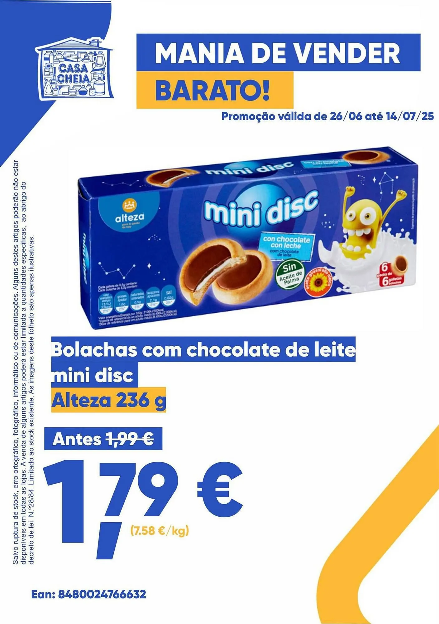 Folheto Folheto Casa Cheia de 26 de junho até 14 de julho 2025 - Pagina 1