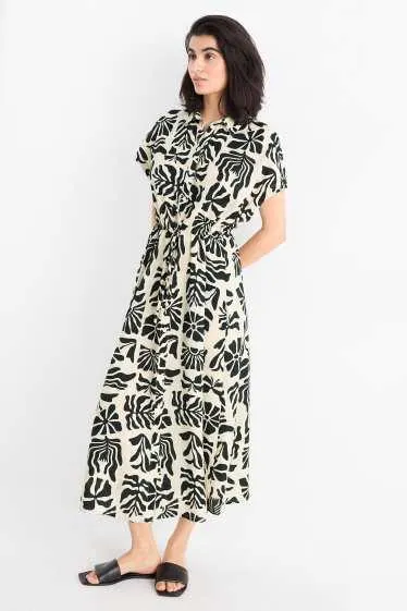 Shirt dress - floral