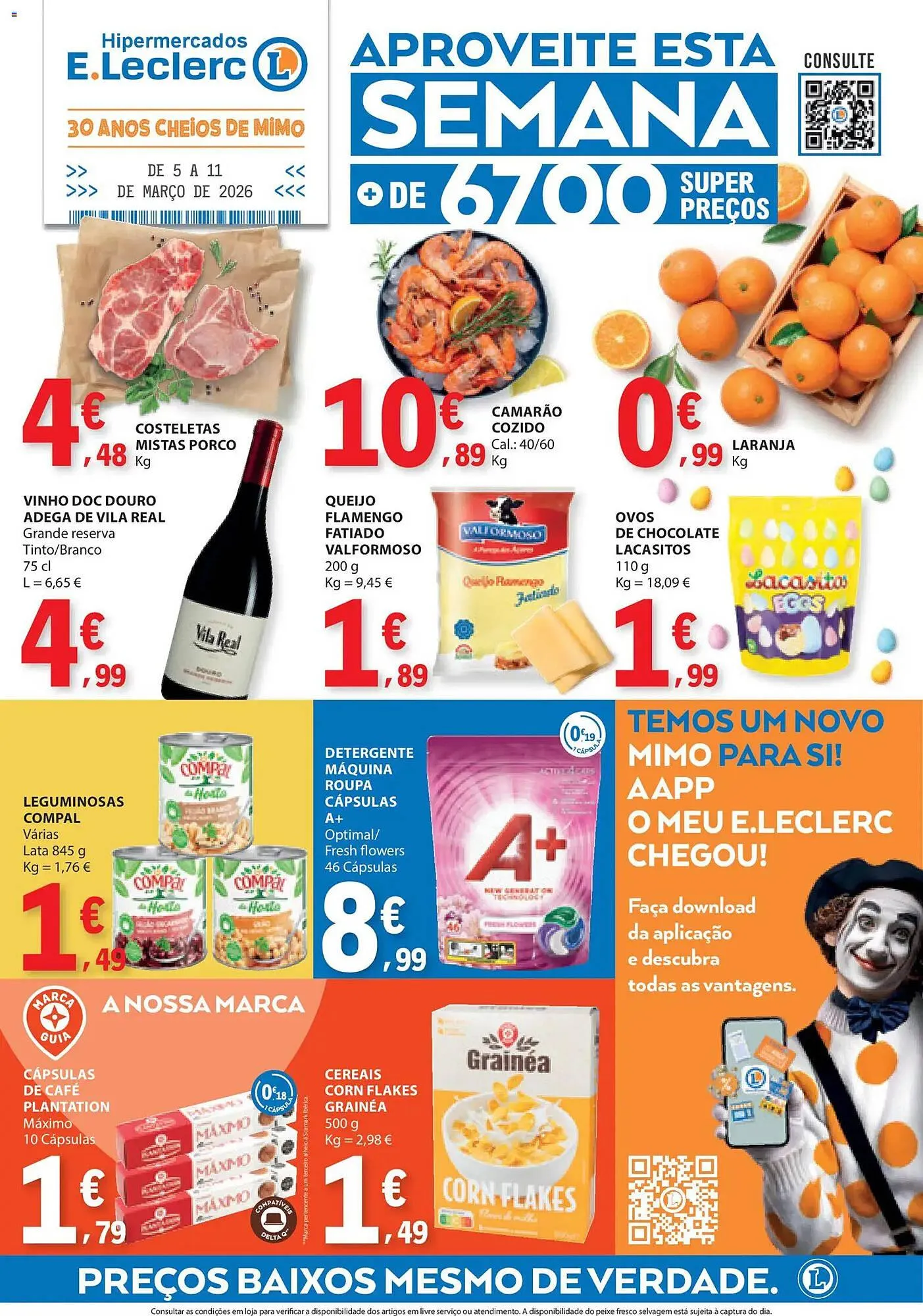 Folheto Folheto E.Leclerc de 5 de março até 12 de março 2026 - Pagina 1