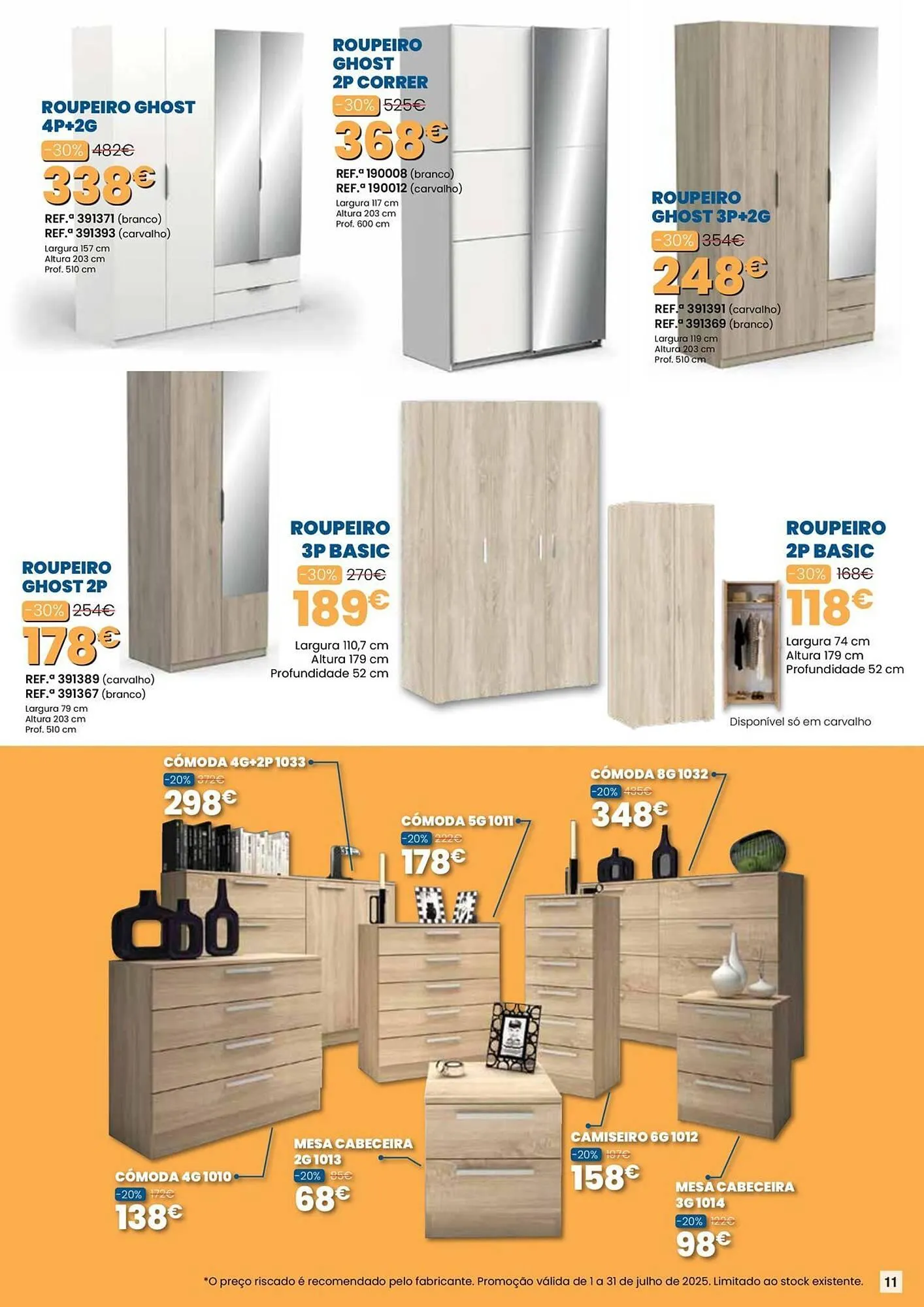 Folheto Folheto Hiper Centro do Móvel de 1 de julho até 31 de julho 2025 - Pagina 11