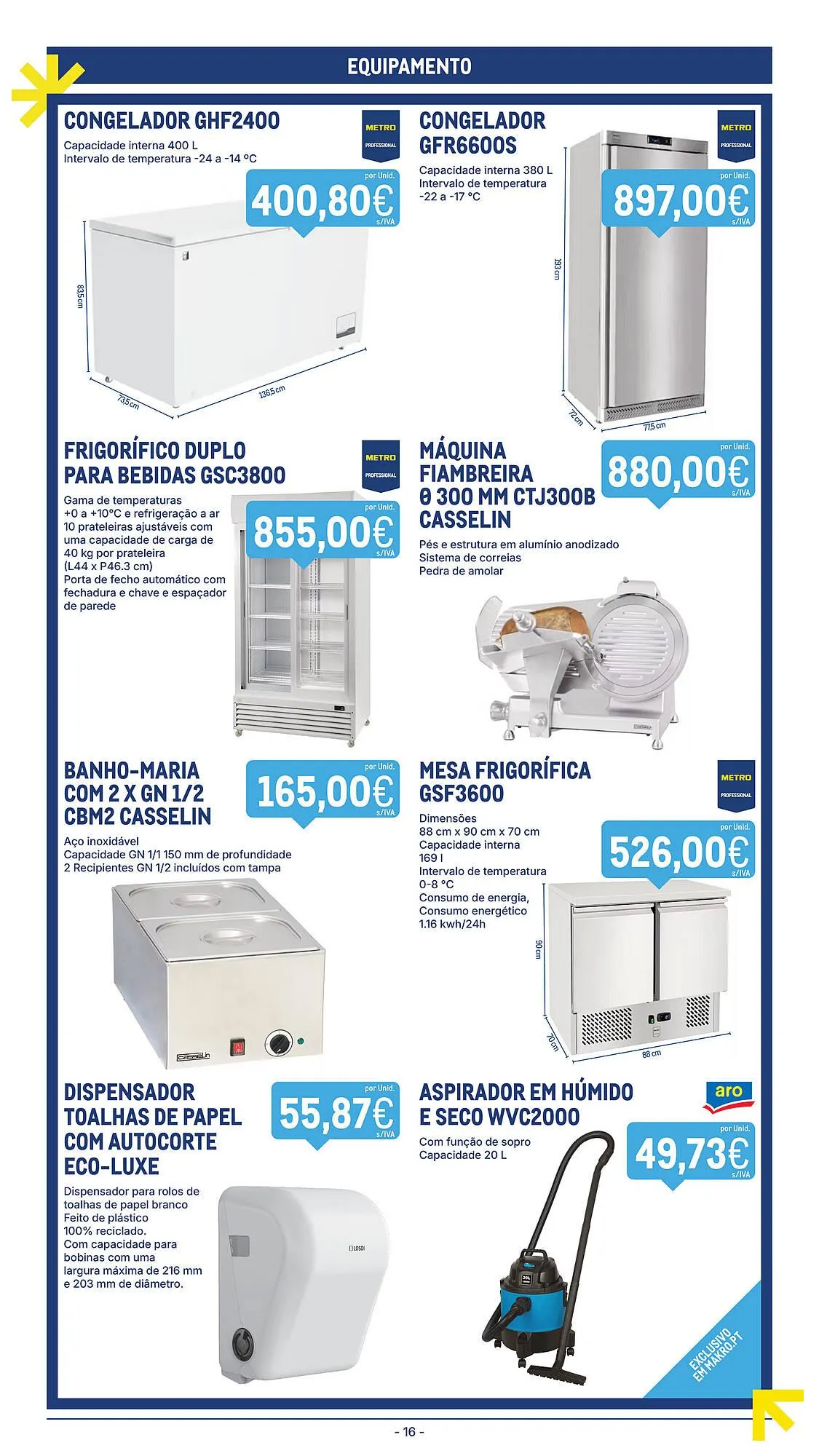 Folheto Catálogo Makro de 4 de novembro até 10 de novembro 2025 - Pagina 16