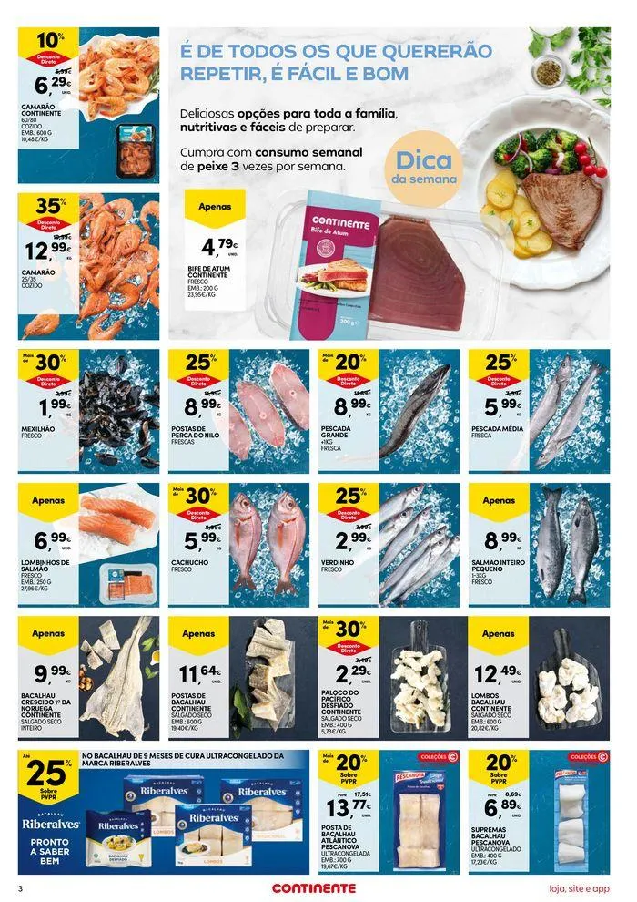 Folheto Folheto Semanal Continente Bom Dia de 26 de junho até 1 de julho 2024 - Pagina 3