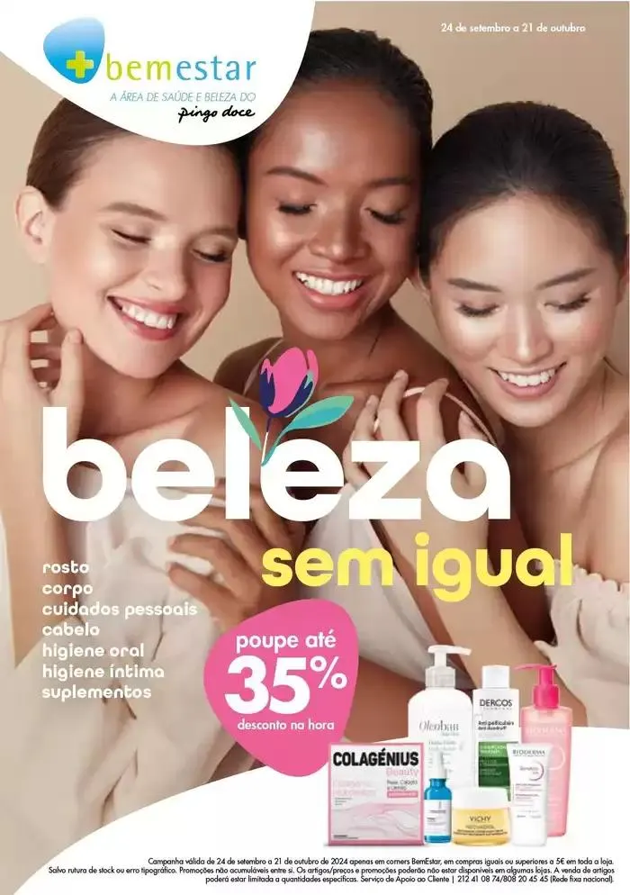 Folheto Beleza sem igual de 27 de setembro até 21 de outubro 2024 - Pagina 1