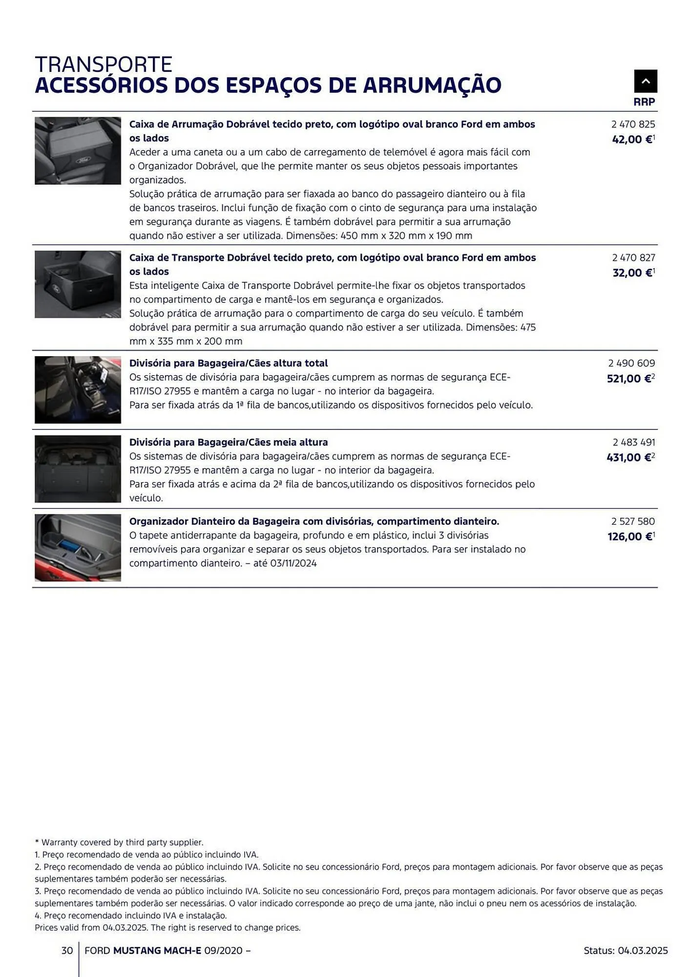 Folheto Folheto Ford de 18 de março até 31 de agosto 2025 - Pagina 30